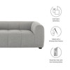 EEI-6867 Liana Upholstered Fabric Loveseat by Modway