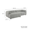 EEI-6868 Liana Left-Facing Upholstered Fabric Modular Sofa with Chaise by Modway