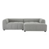 EEI-6869 Liana Right-Facing Upholstered Fabric Modular Sofa with Chaise by Modway