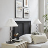 EEI-6876-BLK Wave Squiggle Table Lamp by Modway