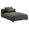 EEI-6887 Solace Modular Upholstered Fabric Armless Chaise Lounge by Modway