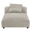 EEI-6887 Solace Modular Upholstered Fabric Armless Chaise Lounge by Modway