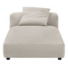 EEI-6887 Solace Modular Upholstered Fabric Armless Chaise Lounge by Modway