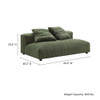 EEI-6890 Solace Modular Corduroy Upholstered Armless Loveseat by Modway