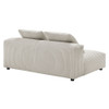 EEI-6890 Solace Modular Corduroy Upholstered Armless Loveseat by Modway