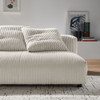 EEI-6890 Solace Modular Corduroy Upholstered Armless Loveseat by Modway