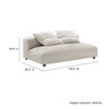 EEI-6891 Solace Modular Upholstered Fabric Armless Loveseat by Modway