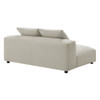 EEI-6891 Solace Modular Upholstered Fabric Armless Loveseat by Modway