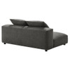 EEI-6891 Solace Modular Upholstered Fabric Armless Loveseat by Modway