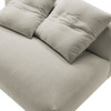 EEI-6891 Solace Modular Upholstered Fabric Armless Loveseat by Modway