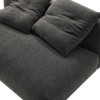 EEI-6891 Solace Modular Upholstered Fabric Armless Loveseat by Modway