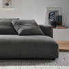 EEI-6891 Solace Modular Upholstered Fabric Armless Loveseat by Modway
