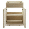 EEI-6967-TRA Render 24" Faux Travertine Bathroom Vanity Cabinet (Sink Not Included) by Modway