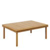EEI-7010-NAT Wren Outdoor Patio Teak Wood Coffee Table by Modway