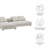 EEI-7024 Solace 2-Piece Modular Corduroy Upholstered Sectional Sofa With Chaise by Modway