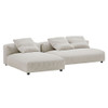 EEI-7024 Solace 2-Piece Modular Corduroy Upholstered Sectional Sofa With Chaise by Modway