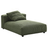 EEI-7024 Solace 2-Piece Modular Corduroy Upholstered Sectional Sofa With Chaise by Modway