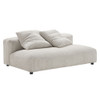 EEI-7024 Solace 2-Piece Modular Corduroy Upholstered Sectional Sofa With Chaise by Modway
