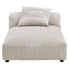 EEI-7024 Solace 2-Piece Modular Corduroy Upholstered Sectional Sofa With Chaise by Modway