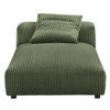 EEI-7024 Solace 2-Piece Modular Corduroy Upholstered Sectional Sofa With Chaise by Modway