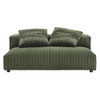 EEI-7024 Solace 2-Piece Modular Corduroy Upholstered Sectional Sofa With Chaise by Modway