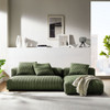 EEI-7024 Solace 2-Piece Modular Corduroy Upholstered Sectional Sofa With Chaise by Modway