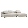 EEI-7025 Solace 2-Piece Modular Upholstered Fabric Sectional Sofa With Chaise by Modway
