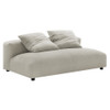 EEI-7025 Solace 2-Piece Modular Upholstered Fabric Sectional Sofa With Chaise by Modway
