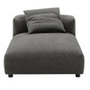 EEI-7025 Solace 2-Piece Modular Upholstered Fabric Sectional Sofa With Chaise by Modway