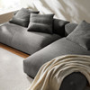 EEI-7025 Solace 2-Piece Modular Upholstered Fabric Sectional Sofa With Chaise by Modway