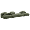 EEI-7026 Solace 4-Piece Modular Corduroy Upholstered Sectional Sofa by Modway