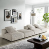 EEI-7026 Solace 4-Piece Modular Corduroy Upholstered Sectional Sofa by Modway