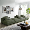 EEI-7026 Solace 4-Piece Modular Corduroy Upholstered Sectional Sofa by Modway