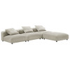EEI-7027 Solace 4-Piece Modular Upholstered Fabric Sectional Sofa by Modway