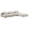 EEI-7027 Solace 4-Piece Modular Upholstered Fabric Sectional Sofa by Modway