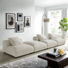 EEI-7027 Solace 4-Piece Modular Upholstered Fabric Sectional Sofa by Modway