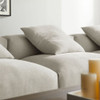 EEI-7027 Solace 4-Piece Modular Upholstered Fabric Sectional Sofa by Modway