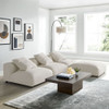 EEI-7027 Solace 4-Piece Modular Upholstered Fabric Sectional Sofa by Modway
