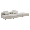 EEI-7028 Solace 3-Piece Modular Corduroy Upholstered Sectional Sofa by Modway