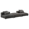EEI-7029 Solace 3-Piece Modular Upholstered Fabric Sectional Sofa by Modway