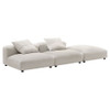 EEI-7029 Solace 3-Piece Modular Upholstered Fabric Sectional Sofa by Modway