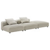 EEI-7029 Solace 3-Piece Modular Upholstered Fabric Sectional Sofa by Modway