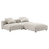 EEI-7029 Solace 3-Piece Modular Upholstered Fabric Sectional Sofa by Modway