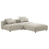 EEI-7029 Solace 3-Piece Modular Upholstered Fabric Sectional Sofa by Modway