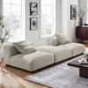 EEI-7029 Solace 3-Piece Modular Upholstered Fabric Sectional Sofa by Modway