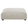 EEI-7030 Solace Modular Corduroy Upholstered Armless Loveseat and Ottoman Set by Modway