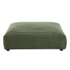 EEI-7030 Solace Modular Corduroy Upholstered Armless Loveseat and Ottoman Set by Modway