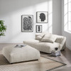 EEI-7030 Solace Modular Corduroy Upholstered Armless Loveseat and Ottoman Set by Modway