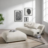 EEI-7031 Solace Modular Upholstered Fabric Armless Loveseat and Ottoman Set by Modway