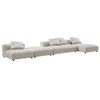 EEI-7032 Solace 4-Piece Modular Corduroy Upholstered Sectional Sofa With Ottoman by Modway